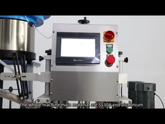 Edelstahl 304 Automatische Vierradschraubverschlussmaschine 1500-3000 Flaschen/Stunde